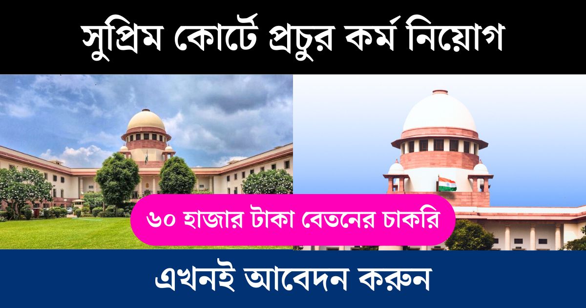 Supreme Court Job Recruitment 2025 Apply Now